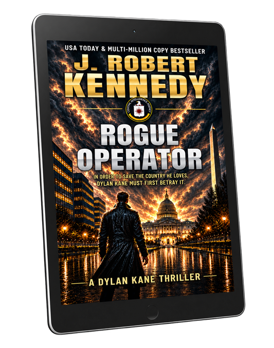 ROGUE OPERATOR (DYLAN KANE #1) by J. Robert Kennedy — ebook tablet mockup