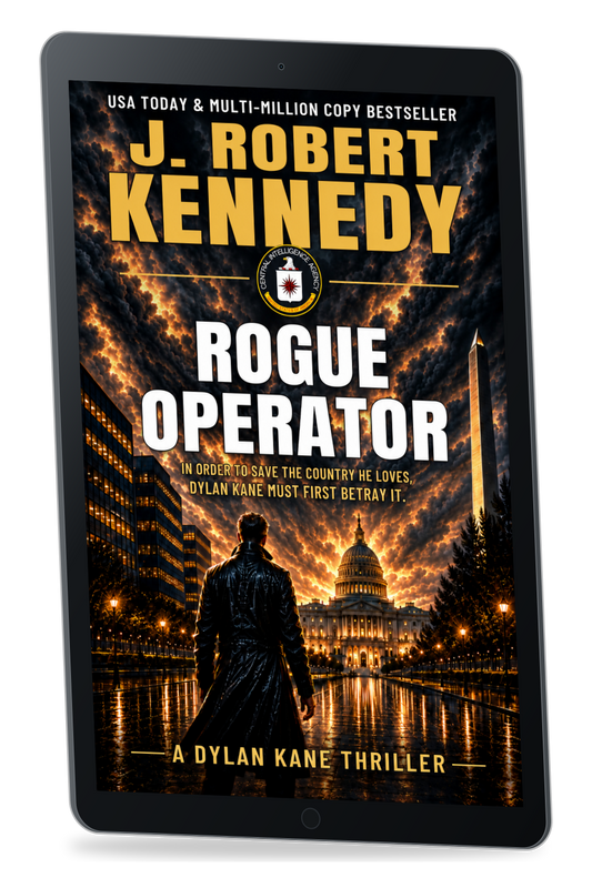 ROGUE OPERATOR (DYLAN KANE #1) by J. Robert Kennedy — ebook tablet mockup