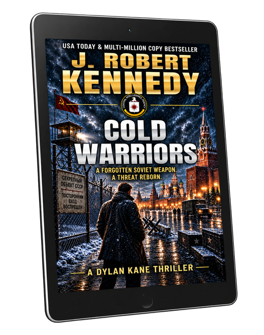 COLD WARRIORS (DYLAN KANE #3) by J. Robert Kennedy — ebook tablet mockup