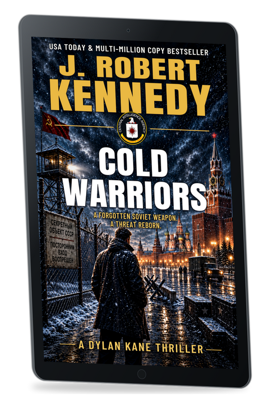 COLD WARRIORS (DYLAN KANE #3) by J. Robert Kennedy — ebook tablet mockup